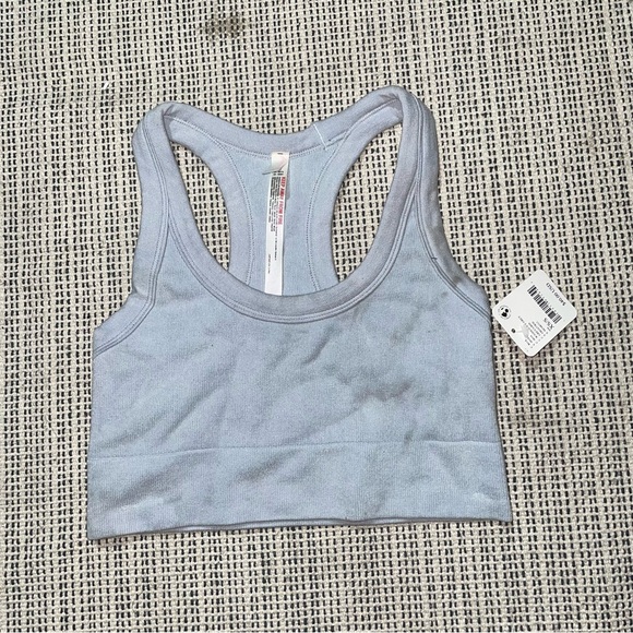 FP MOVEMENT BY FREE PEOPLE Women's Go To Sports Bra Size XS/S In Washed Ice Grey - Picture 2 of 7